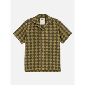 NEW OAS men's forti cuba shirt in olive/beige